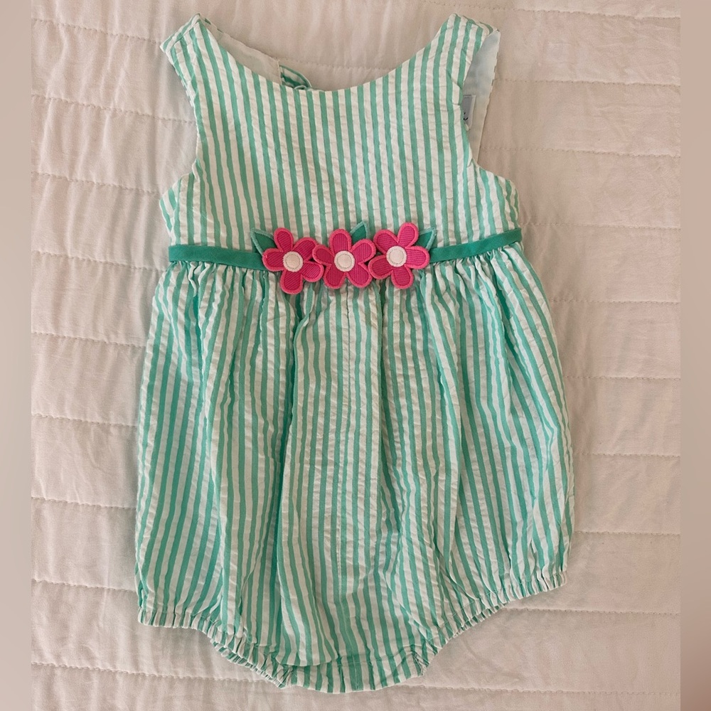Florence Eiseman Toddler Girl Seersucker Bubble